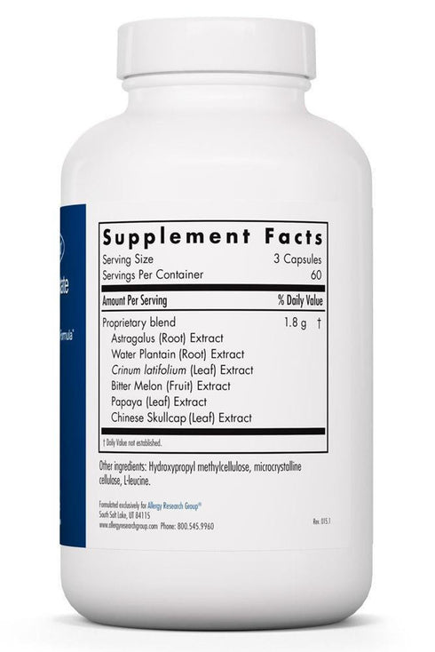 Image of Healthy Prostate & Ovary 180caps supplement facts