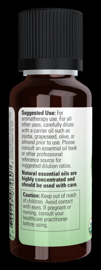 Image of NOW ORGANIC Rosemary Oil (Rosmarinus Officinalis) suggested use
