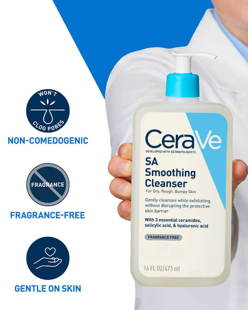 Salicylic Acid (SA) Smoothing Cleanser 236ml-CeraVe-Matakana Pharmacy