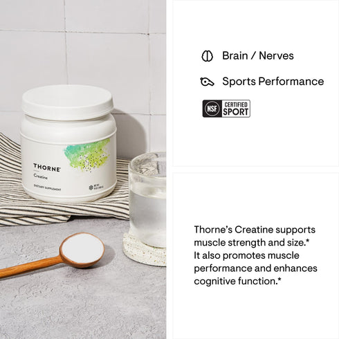 Creatine (90 Serves) 450g-Thorne-Matakana Pharmacy