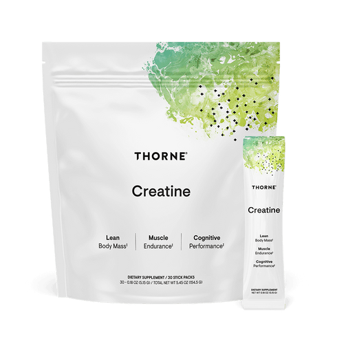 Creatine Unflavoured Travel Pack 30 Sticks-Thorne-Matakana Pharmacy