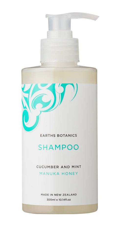Image of EARTH BOTANICALS Cucumber & Mint Shampoo 300ml