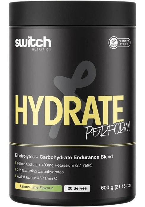 Switch HASTA Hydrate Perfrom Sugar Free | Lemon Lime-Switch Nutrition-Matakana Pharmacy