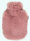 Hot Water Bottle Faux Fur Cover Pink 0.8L-FASHY-Matakana Pharmacy