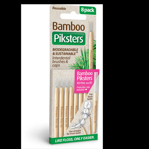 Piksters Bamboo Size 00 Pink 8pk-Piksters-Matakana Pharmacy