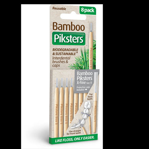 Piksters Bamboo Size 0 Grey 8pk-Piksters-Matakana Pharmacy