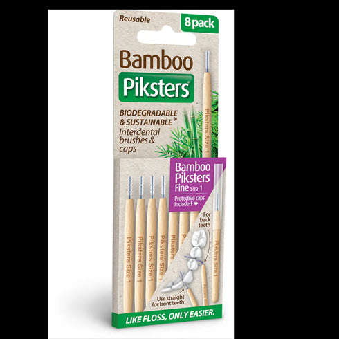 Piksters Bamboo Size 1 Prpl 8pk-Piksters-Matakana Pharmacy