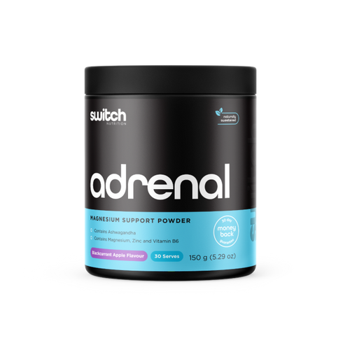 Switch Adrenal Magnesium 150g | Blackcurrant Apple-Switch Nutrition-Matakana Pharmacy