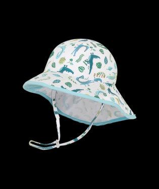 Image of Baby Boys Snapper Legionnaire Floppy Hat White Large