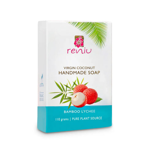 Bamboo Lychee Hand Made Soap 110g-Reniu by Pure Fiji-Matakana Pharmacy