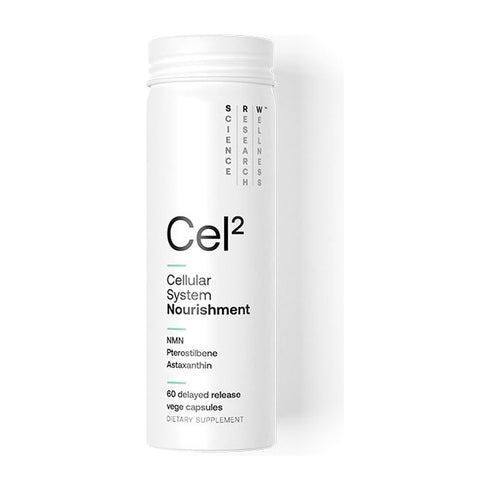 SRW Cel2 Nourishment, 60 delayed release vege capsules, canister front