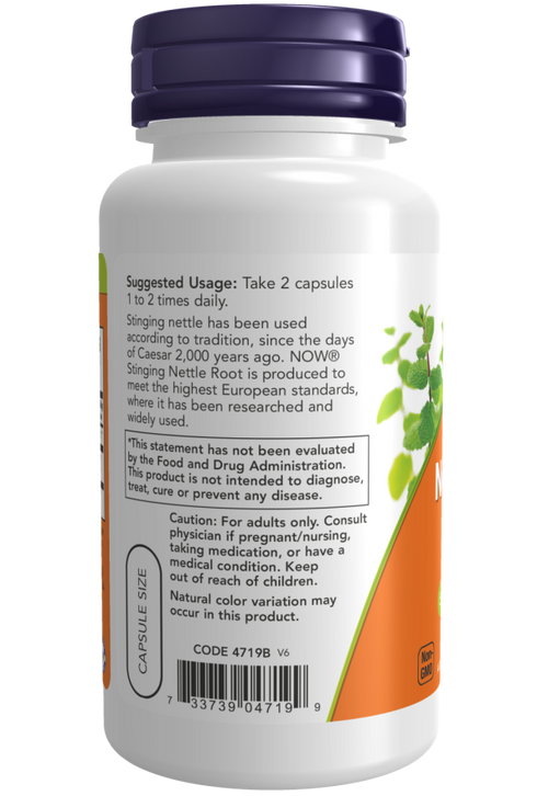 Image of Stinging Nettle Root Extract 250mg 90vcaps suggested usage