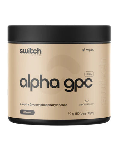 Switch Essentials Alpha GPC 60 Capsules-Switch Nutrition-Matakana Pharmacy