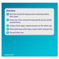 Image of SYSTANE Lid Wipes directions