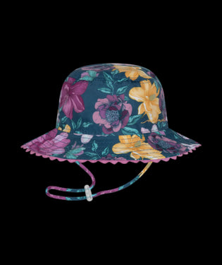 Image of Baby Girls Tessa Bucket Hat Teal Large