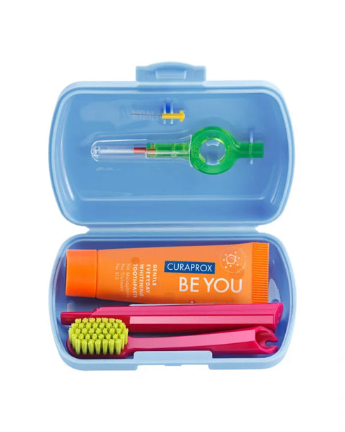 Travel Toothbrush Set Assorted Colour-Curaprox-Matakana Pharmacy