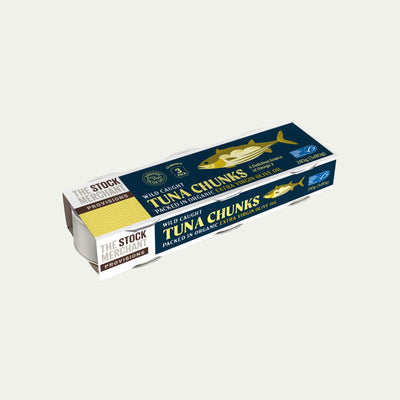 The Stock Merchant Tuna in Organic Extra Virgin Olive Oil 3 Pack 3x80g