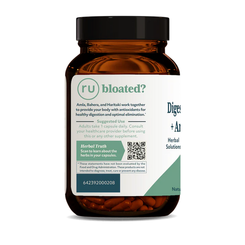 Image of Triphala - Digestive Support + Antioxidants 60vcaps suggested use