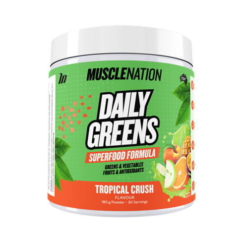 Daily Greens Tropical Crush 180g-MuscleNation-Matakana Pharmacy