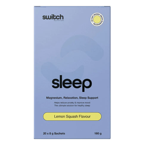 Switch Sleep 20 Sachets | Lemon Squash-Switch Nutrition-Matakana Pharmacy
