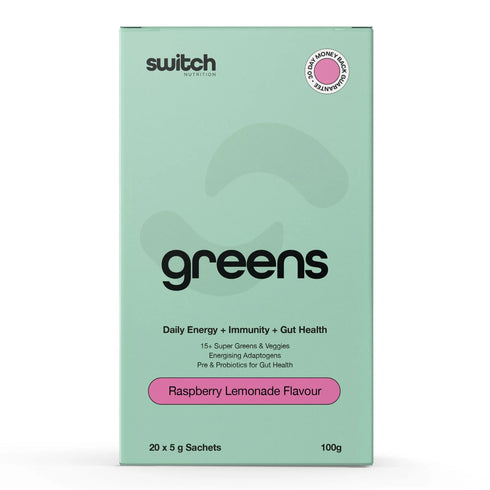 Switch Greens 20 Sachets | Raspberry Lemonade-Switch Nutrition-Matakana Pharmacy