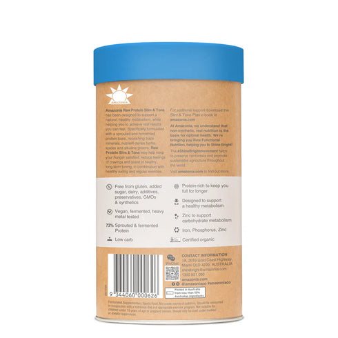 Image of Raw Protein Slim & Tone Vanilla Cinnamon information