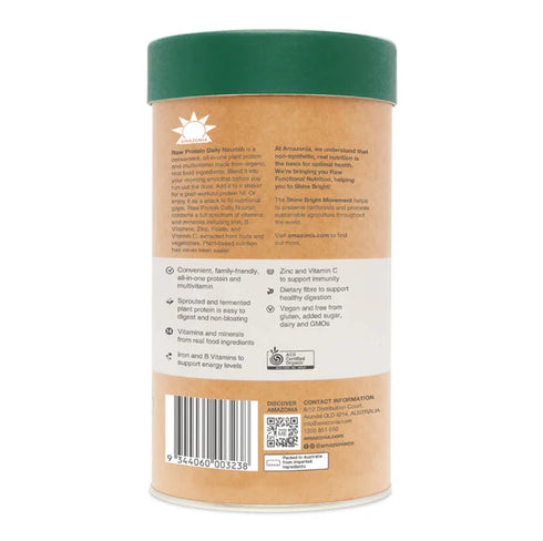Image of Raw Protein Daily Nourish - Vanilla information