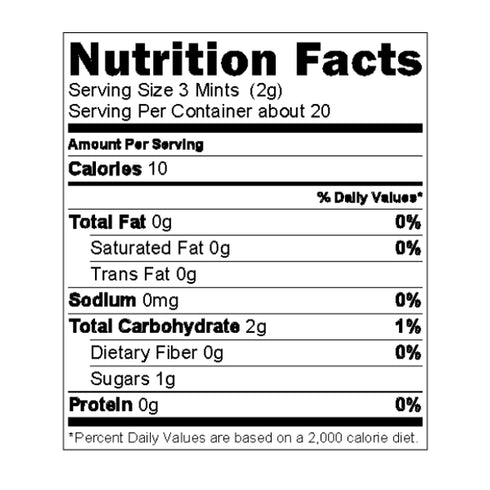 Image of vermints nutrition facts