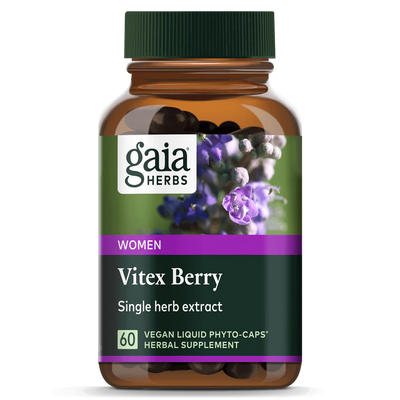 Gaia Herbs Vitex Berry, front of pack