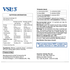Image of VSL #3 30 Sachets nutritional information