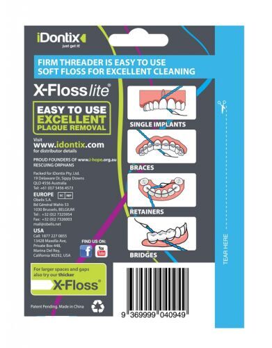 iDONTIX X-Floss 30 Strands Lite Blue-Matakana Pharmacy-Matakana Pharmacy