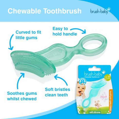 Brush Baby Chewable Toothbrush-Matakana Pharmacy