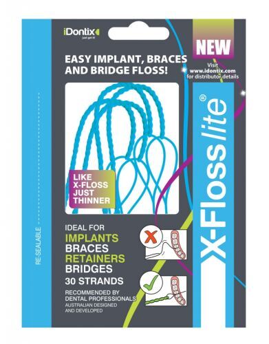 iDONTIX X-Floss 30 Strands Lite Blue-Matakana Pharmacy-Matakana Pharmacy