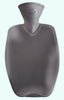 Hot Water Bottle Single Ribbed Grey 1.4L-FASHY-Matakana Pharmacy