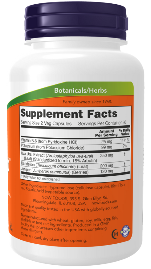 Image of Water-Out 100vcaps supplement facts