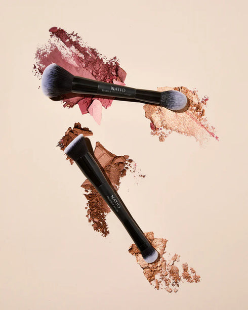 Glow Double Ended Contour Brush-Natio-Matakana Pharmacy