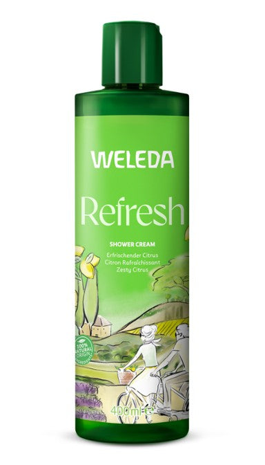 Refresh Shower Cream Citrus 400ml-Weleda-Matakana Pharmacy
