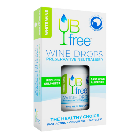Image of UB free White Wine Drops 8ml in box