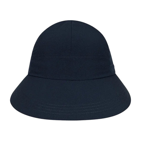 Kooringal Women's Bow Cap Poppy in Navy, view 2