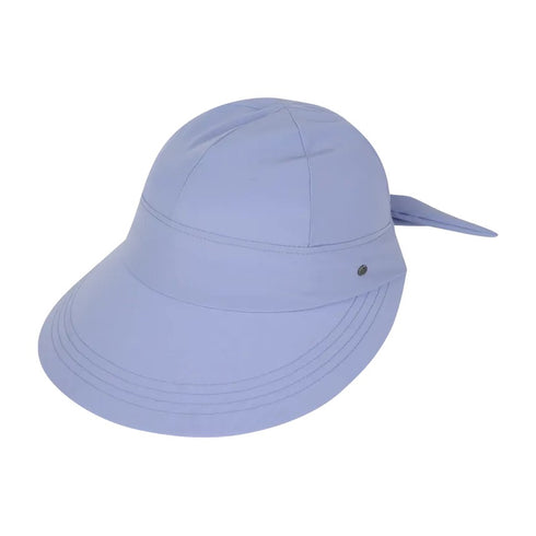 Kooringal Women's Bow Cap Poppy in Periwinkle, front