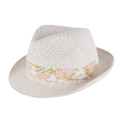 Kooringal Women's Fedora Hat Gracetown in Natural, front