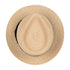 Kooringal Women's Fedora Hat Palm Beach in Natural/Black, view 2