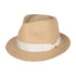 Kooringal Women's Fedora Hat Palm Beach in Natural/Ivory, front