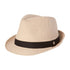 Kooringal Women's Fedora Hat Pippa in Stone, front