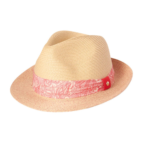 Kooringal Women's Fedora Hat Thea in Pink, front