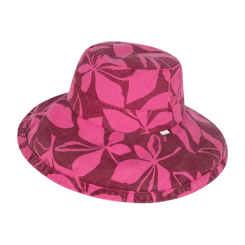 Kooringal Women's Floppy Hat Coral Bay in Red, front