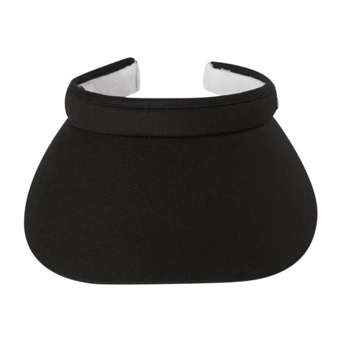 Kooringal Women's Push On Visor Hat Ellen in Black, view 2