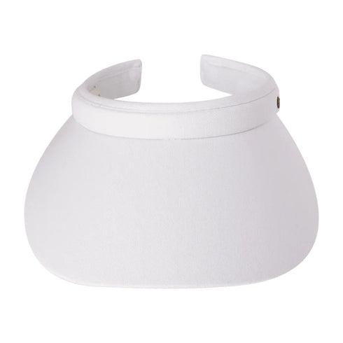 Kooringal Women's Push On Visor Hat Ellen in White, view 2