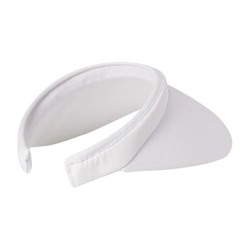 Kooringal Women's Push On Visor Hat Ellen in White, view 3