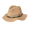 Kooringal Women's Safari Hat Bora Bora in Natural / Turquoise, front